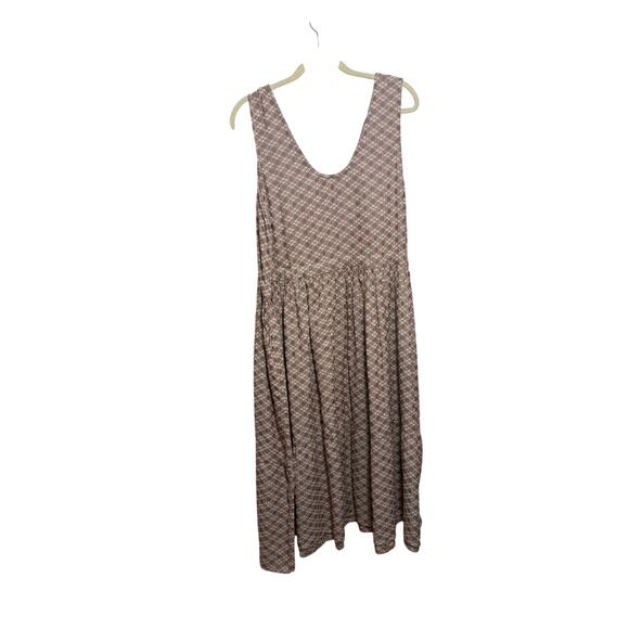 NWT Ace & Jig Tamar Dress in Connoisseur (Brown and White) Sz. 1X - Picture 4 of 9